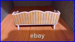 VINTAGE LUNDBY Wooden DOLLS' HOUSE DINING & SITTING ROOM Furniture 8 Pieces +Rug VINTAGE LUNDBY Wooden DOLLS' HOUSE DINING & SITTING ROOM Furniture 8 Pieces +Rug