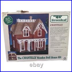VINTAGE RARE Greenleaf Chantilly Wooden Dollhouse Kit # 8008 NEW IN BOX, 1992