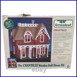 VINTAGE RARE Greenleaf Chantilly Wooden Dollhouse Kit # 8008 NEW IN BOX, 1992