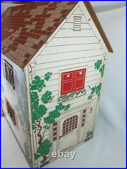 Vintage 1940's Keystone wooden dollhouse