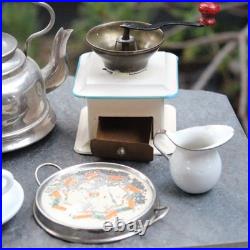 Vintage Antique Doll Kitchen Accessories Merchant Shop Coffee Grinder Dollhouse Lot