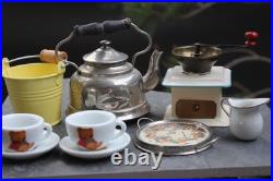 Vintage Antique Doll Kitchen Accessories Merchant Shop Coffee Grinder Dollhouse Lot