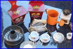 Vintage Antique Doll Kitchen Accessories Merchant Shop Coffee Grinder Dollhouse Lot