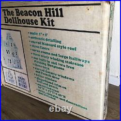 Vintage Beacon Hill Wooden Dollhouse Kit by Greenleaf DS-2 (#8002) Open Box