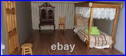 Vintage Large Hambleton Hall Wooden 5 story Dolls House 112 scale + furniture