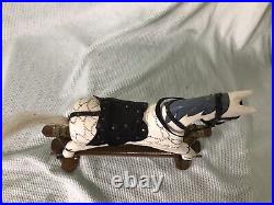 Vintage Ornate Wooden Hand Painted Dolls House Rocking Horse Ornament Toy Gypsy