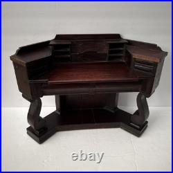 Vintage Wood Desk Miniature Salesman Sample Doll House Toy Vintage Wood Desk Miniature Salesman Sample Doll House Toy