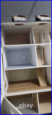 Vintage Wooden Victorian Dolls House