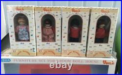 Voila Wooden Doll House With Furniture And Dolls Brand New
