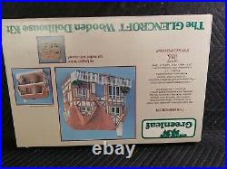Vtg 1983 Greenleaf The Glencroft Wooden English Tudor Dollhouse Assembly Kit