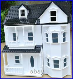 Wedney Wooden Dolls House Cottage/Victorian Dollhouse Toys House Kids XMAS Gift