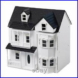 Wedney Wooden Dolls House Cottage, Victorian Dollhouse Toys House Kids XMAS Gift