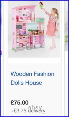 Wholesale Joblot 7 X Brand New Wooden Doll Houses Liquidation Clearance Stock