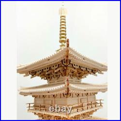 Wood Building Model Kit, Yakushiji East Tower most beautiful triple tower inJAPAN