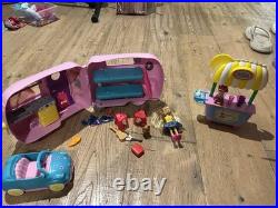 Wooden Barbie House With Huge Bundle Of Accesories, Furniture, Dolls