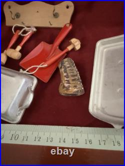 Wooden Bulk Tin Accessories Antique Dollhouse Kitchen House Wooden Bulk Tin Accessories Antique Dollhouse Kitchen House