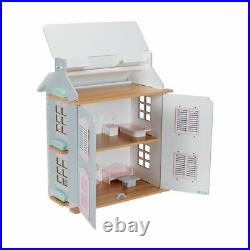 Wooden Cottage Dollhouse Realistic Details And Furniture Xmas Gift 2020 New FF