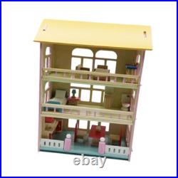Wooden Doll House Doll House for Girls Building Toy Set Tiny Room Making Kit DIY Wooden Doll House Doll House for Girls Building Toy Set Tiny Room Making Kit DIY