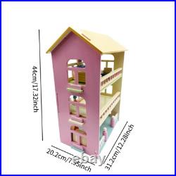 Wooden Doll House Doll House for Girls Building Toy Set Tiny Room Making Kit DIY Wooden Doll House Doll House for Girls Building Toy Set Tiny Room Making Kit DIY