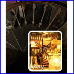 Wooden Doll House Kit DIY Miniature Decorative with Furniture Artwork Handmade