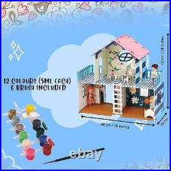 Wooden Doll House Making Kit For Kids Birthday Return Gift Items forPainting
