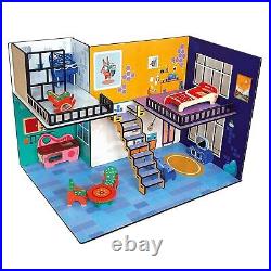 Wooden Doll House for Girls, Toys for Girls, Big Doll House with Furniture