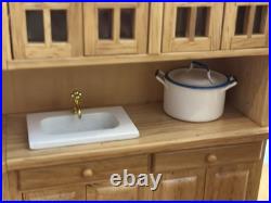 Wooden Doll's House Kitchen Furniture Set