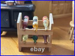 Wooden Doll's House Kitchen Furniture Set