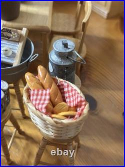 Wooden Doll's House Kitchen Furniture Set