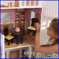 Wooden Dollhouse Furniture Doll Girls Playhouse Play House Barbie Size 13pcs