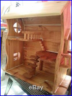 Wooden Dollhouse Handmade By Living Of Land