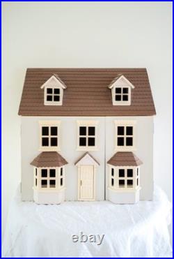 Wooden Dollhouse with Full Set of Furniture and Accessories