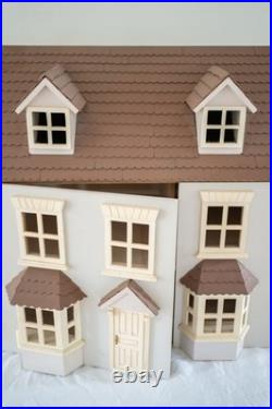 Wooden Dollhouse with Full Set of Furniture and Accessories