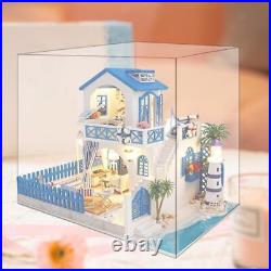 Wooden Handmade Miniature Dolls House with Furniture Valentine's Day Gift