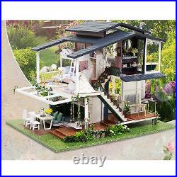 Wooden Miniature Doll House Furniture Educational Toys for Kids Adults Gift