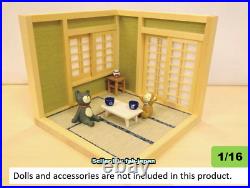 Wooden Miniature Doll House Japanese Style TATAMI Room 1/16 by Woodwork Artisan