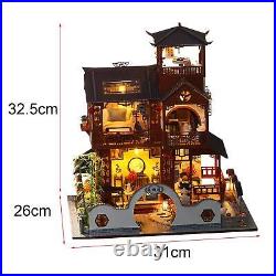 Wooden Miniature Doll Houses Creative Furniture Kit Gift 10+ Years Old