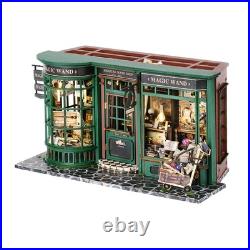 Wooden Miniature Dollhouse DIY Kits Retro 3D Puzzles for Friends Adults Kids