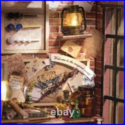 Wooden Miniature Dollhouse DIY Kits Retro 3D Puzzles for Friends Adults Kids