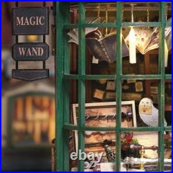 Wooden Miniature Dollhouse DIY Kits Retro 3D Puzzles for Friends Adults Kids