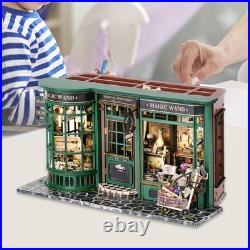Wooden Miniature Dollhouse DIY Kits Retro 3D Puzzles for Friends Adults Kids