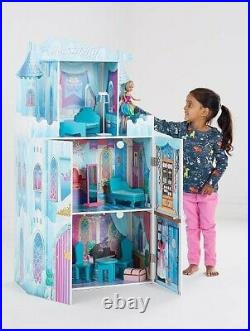 Wooden Princess Castle Toy Dolls House Girls Gift Childrens Play Set Fun Pretend