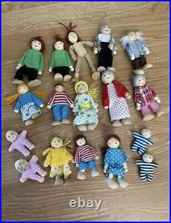 Wooden doll house accessories
