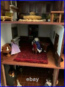 Wooden dolls house used