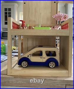 Wooden dolls house with furniture And Additional Sets