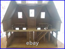 Wooden made-to-order Tudor Dolls House. Set of two. Assembly required