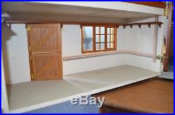 XL Large Scratch Built Vintage Fitted Wooden Dolls House