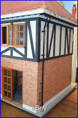 XL Large Scratch Built Vintage Fitted Wooden Dolls House